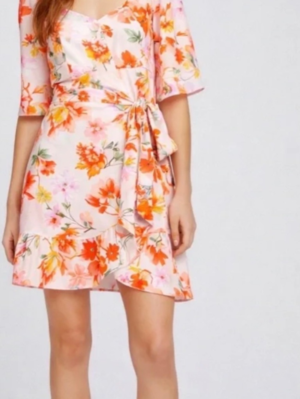 TANYA TAYLOR | NWT Anastasia Silk Faux-Wrap Dress (10)